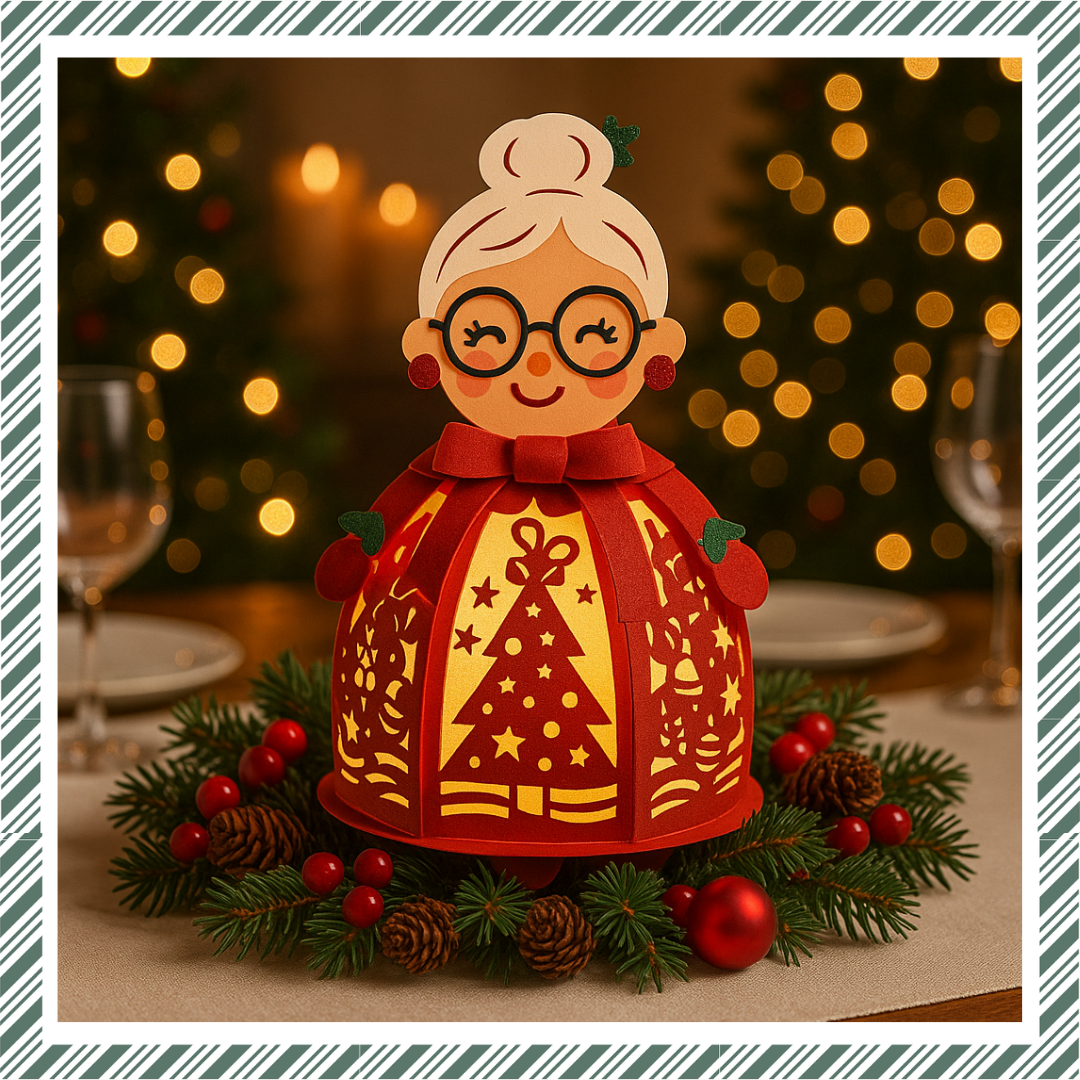 CrafTreat DIY Paper Lanterns - Mrs Santa