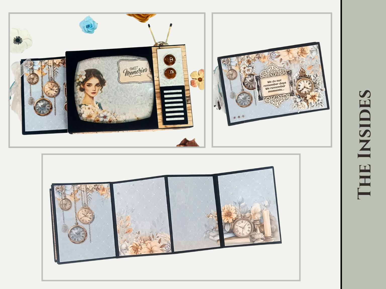 CrafTreat TV Pop Up Mini Album - Black