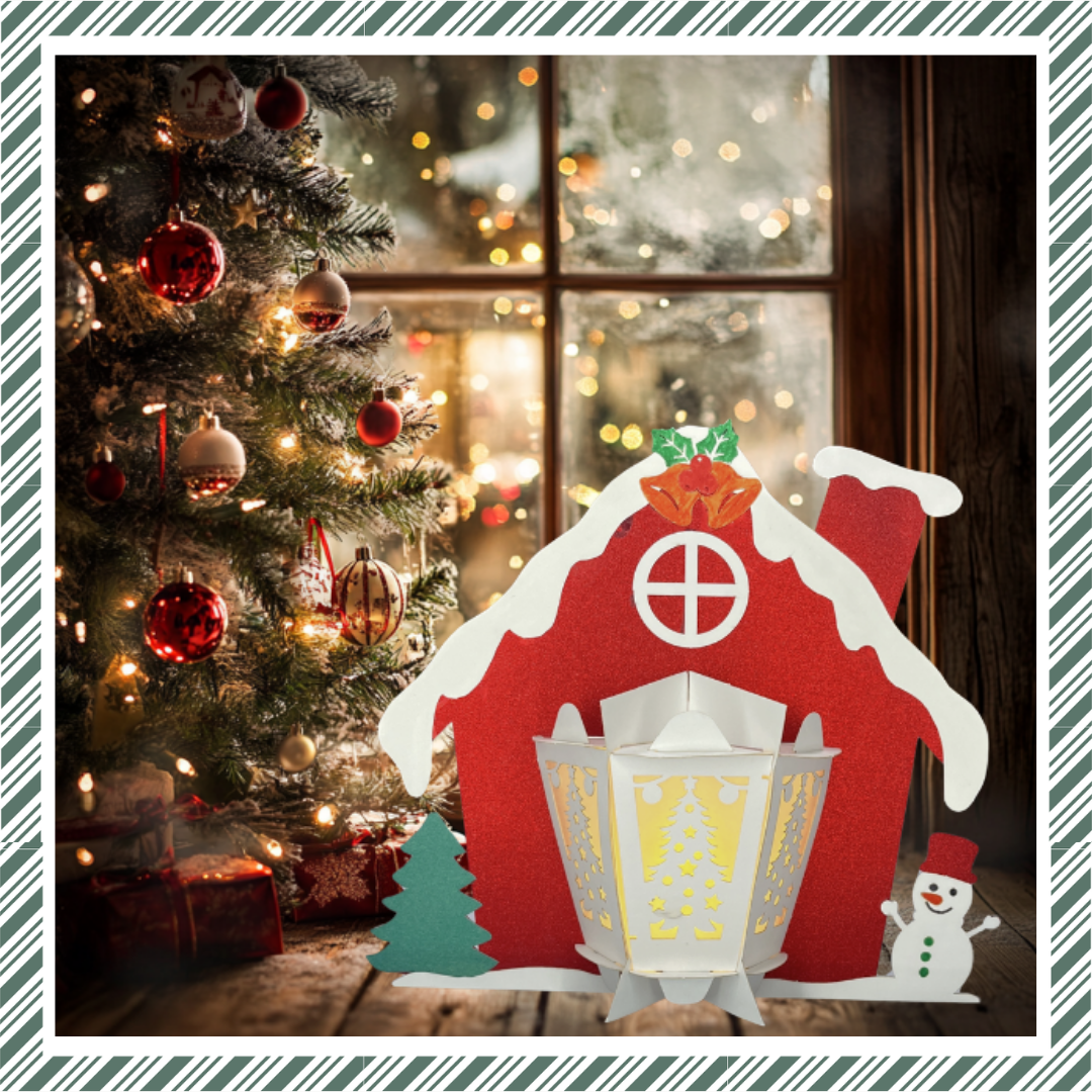 CrafTreat DIY Paper Lanterns - Winter House