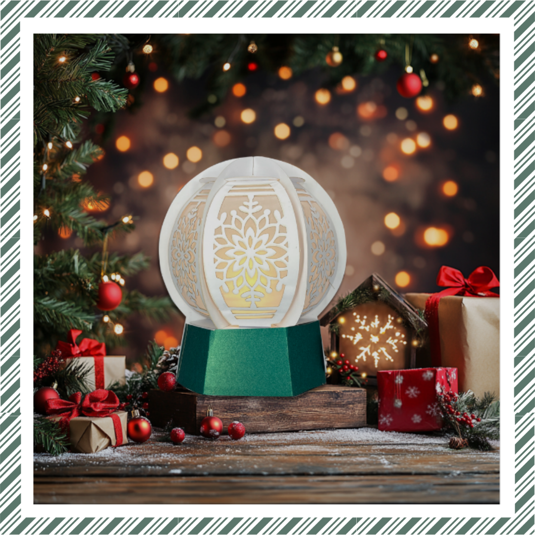 CrafTreat DIY Paper Lanterns - Snowglobe