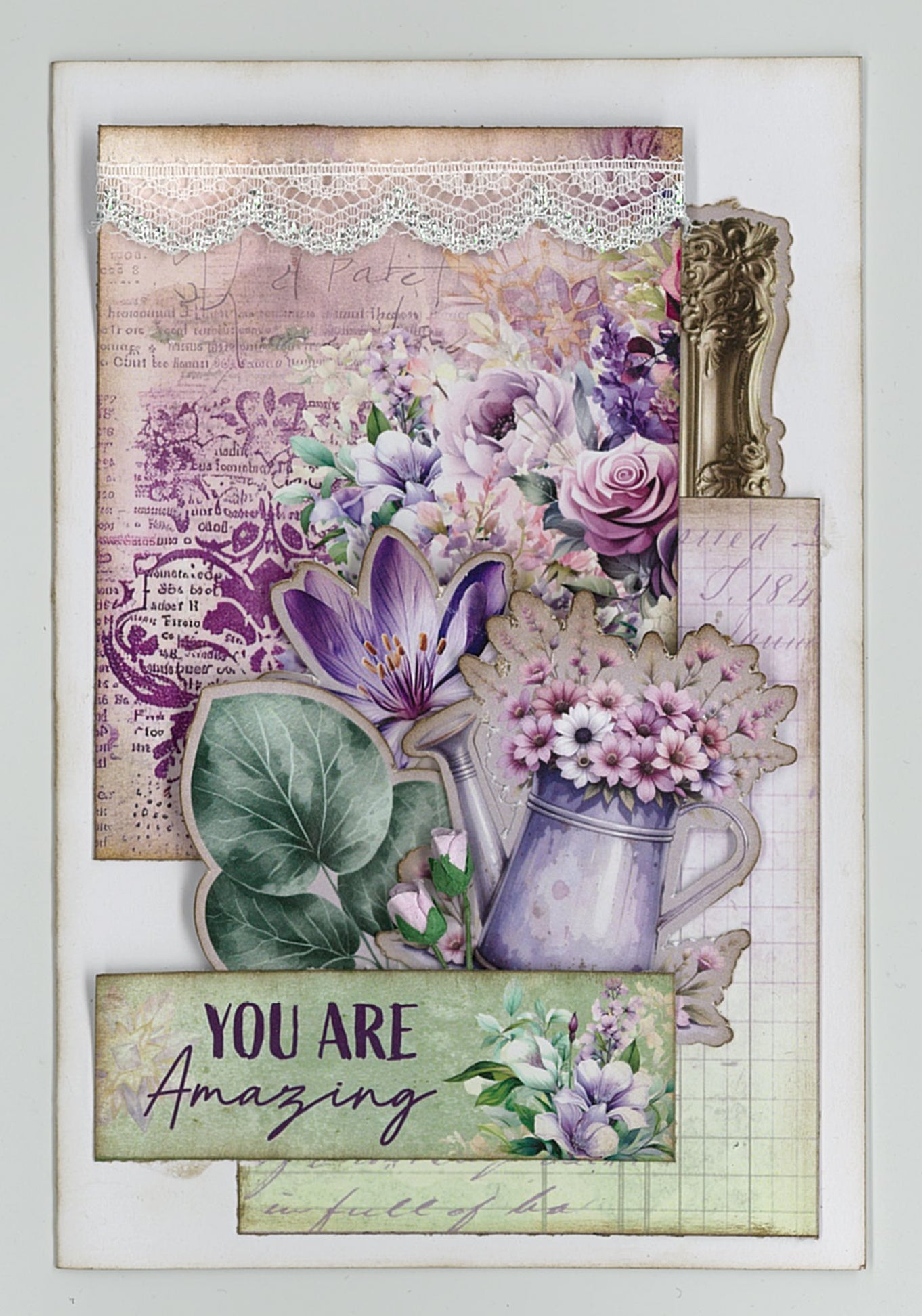 3Quarter Designs Violet Dreams 6x4 Card Pack