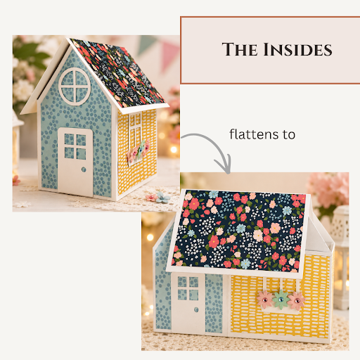 CrafTreat Card Blank - House Pop-up Card