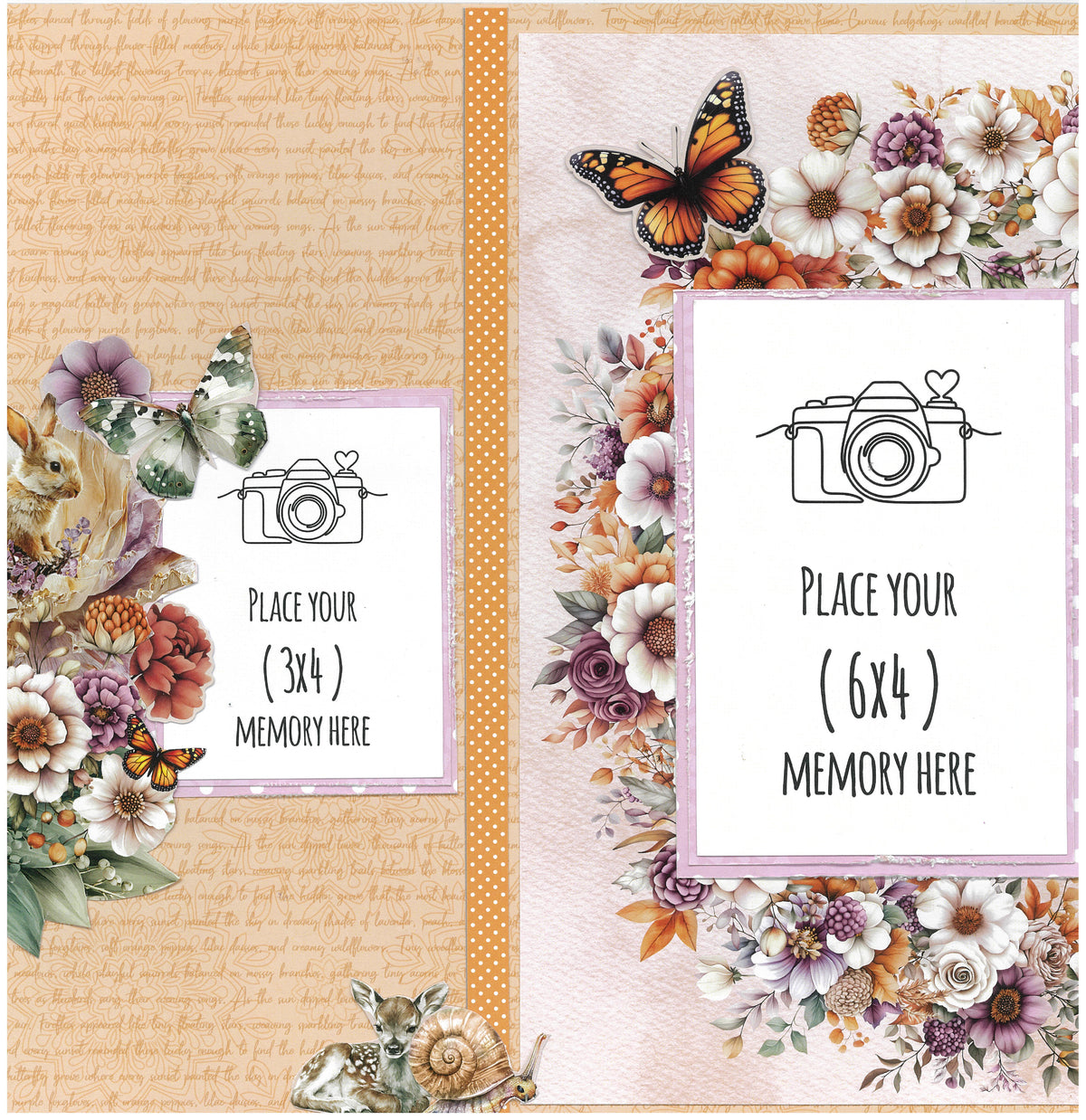 3Quarter Designs Butterfly Grove 12x12 Designer Paper & Diecuts Set