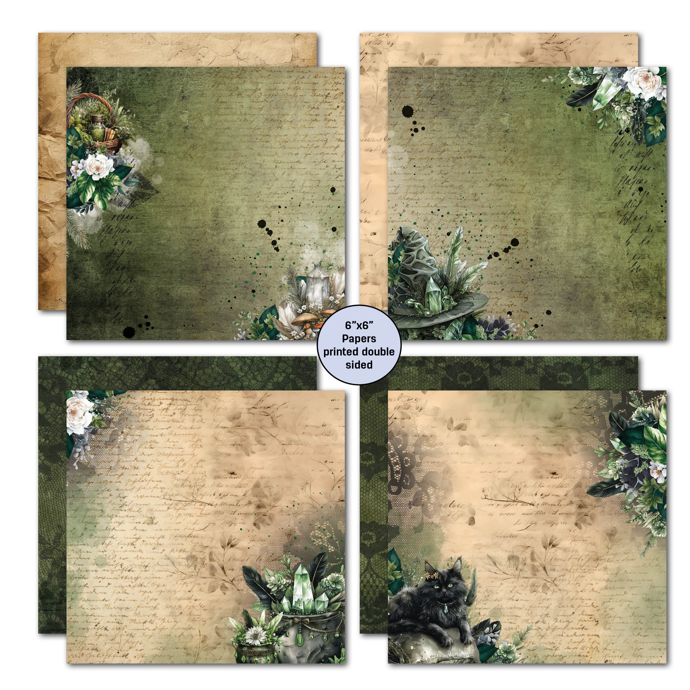 3Quarter Designs Earth Witch 6x6 Paper Pack