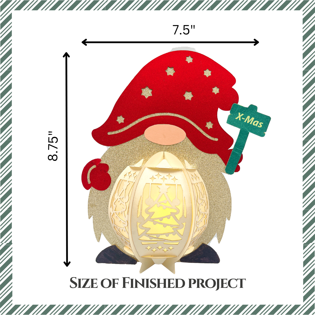 CrafTreat DIY Paper Lanterns - Gnome
