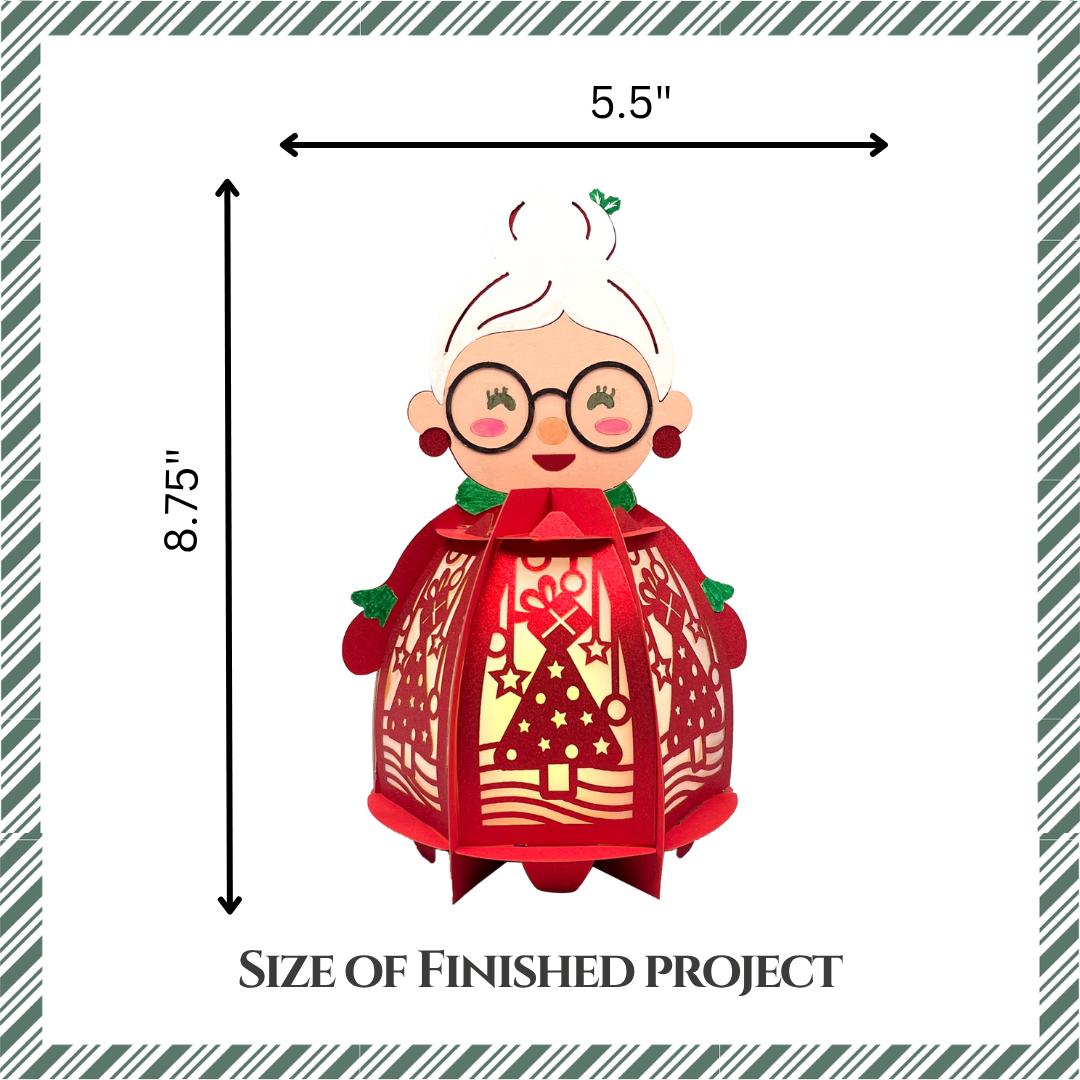 CrafTreat DIY Paper Lanterns - Mrs Santa