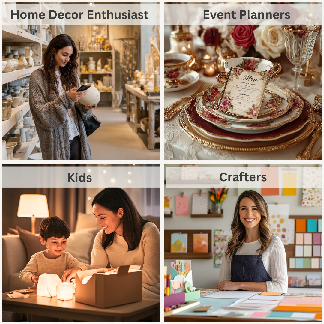 CrafTreat DIY Paper Lanterns - Winter House