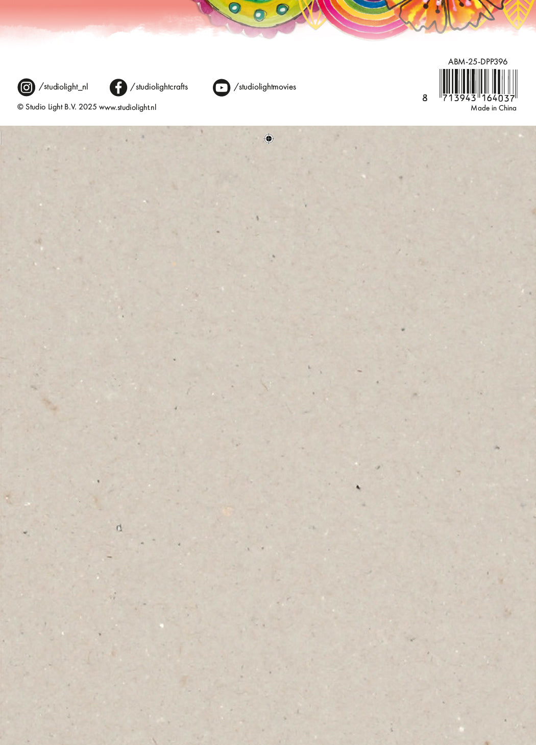 ABM Collage Paper Funky florals Art By Marlene 210x294x8mm 20 Sheets