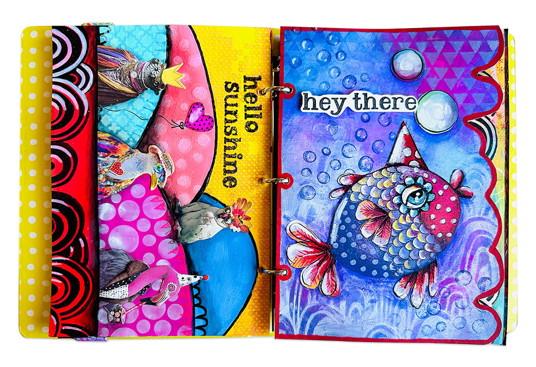 ABM Cling Rubber Stamp Sweetie Pie Art By Marlene 3 Pieces