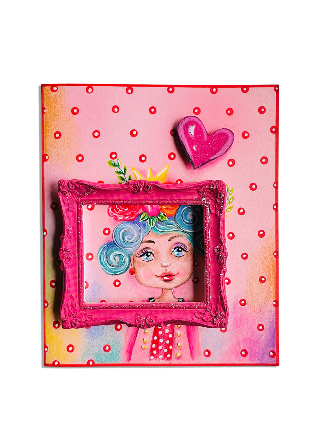 ABM Clear Stamp Fabulous Girls Art by Marlene 4 Pieces