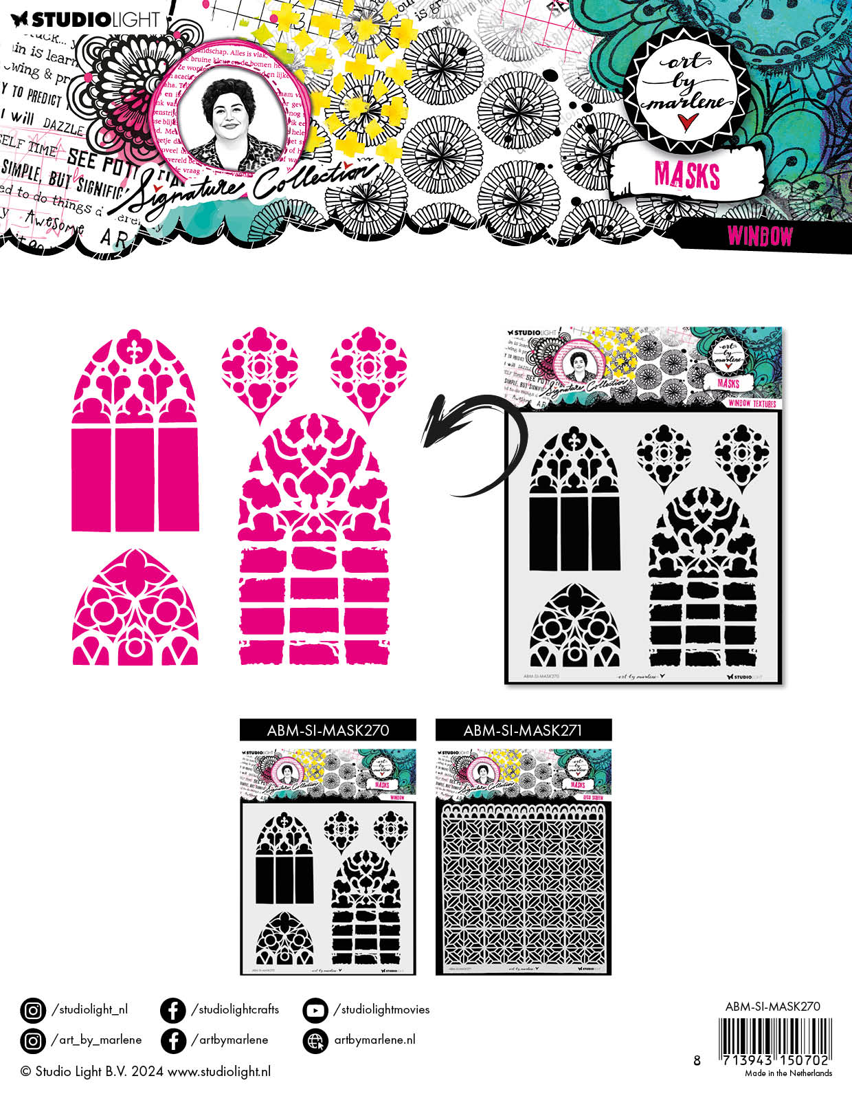 ABM Mask Window Signature Collection 1 PC