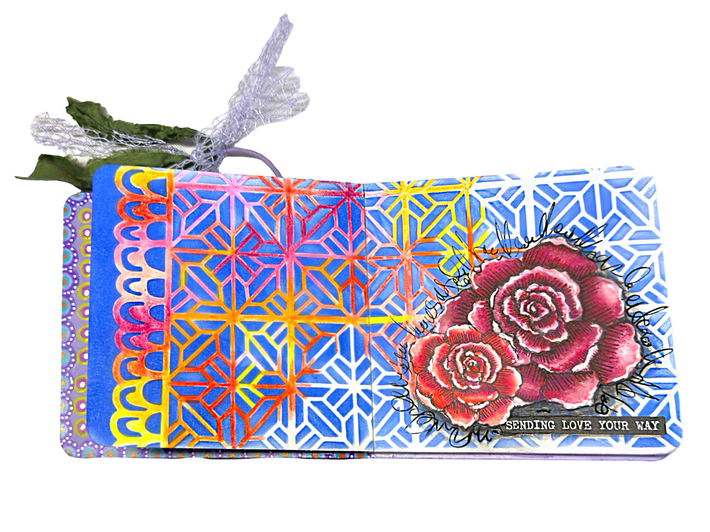 ABM Clear Stamp Garden Romance Signature Collection 5 PC