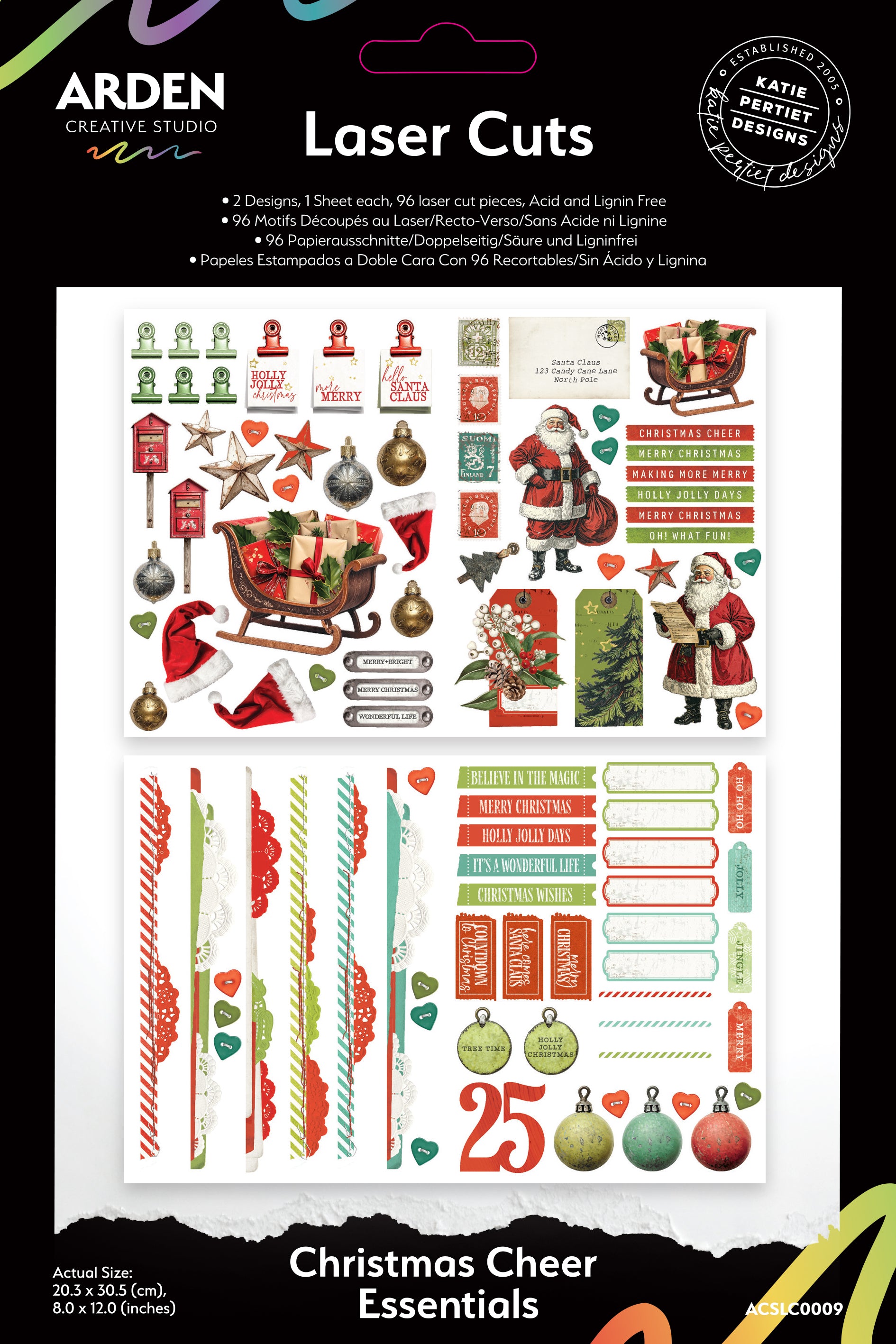 Arden Creative Studio Christmas Cheer Essentials Laser Cuts