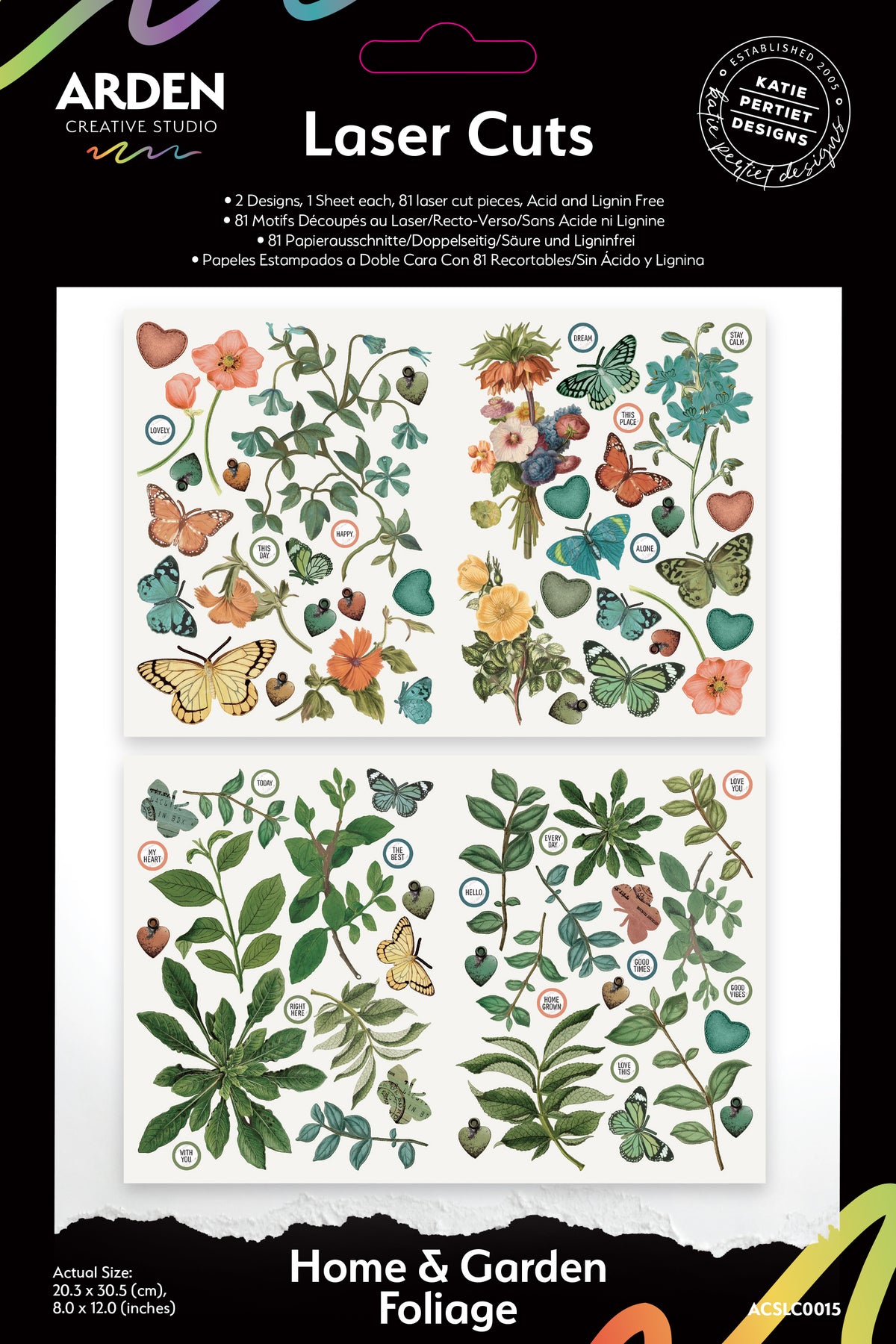 Arden Creative Studio Home & Garden Foliage Laser Cuts