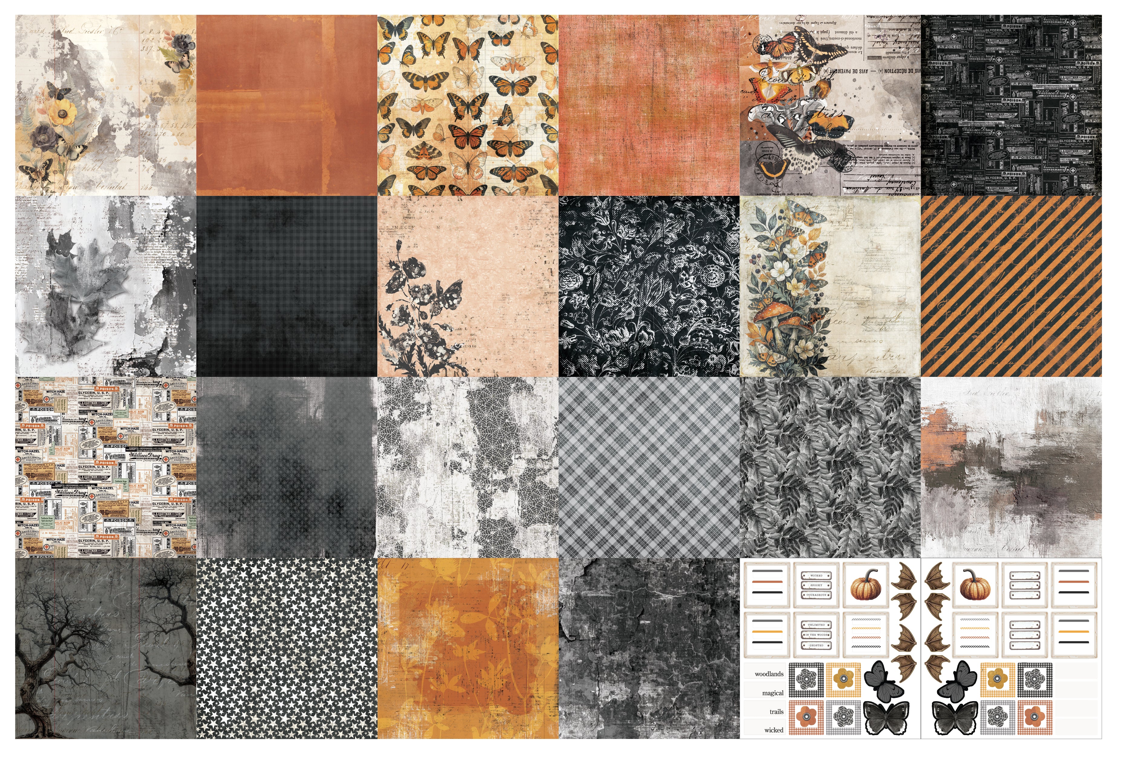 Arden Creative Studio Wicked Woods 12in x 12in Paper Pad