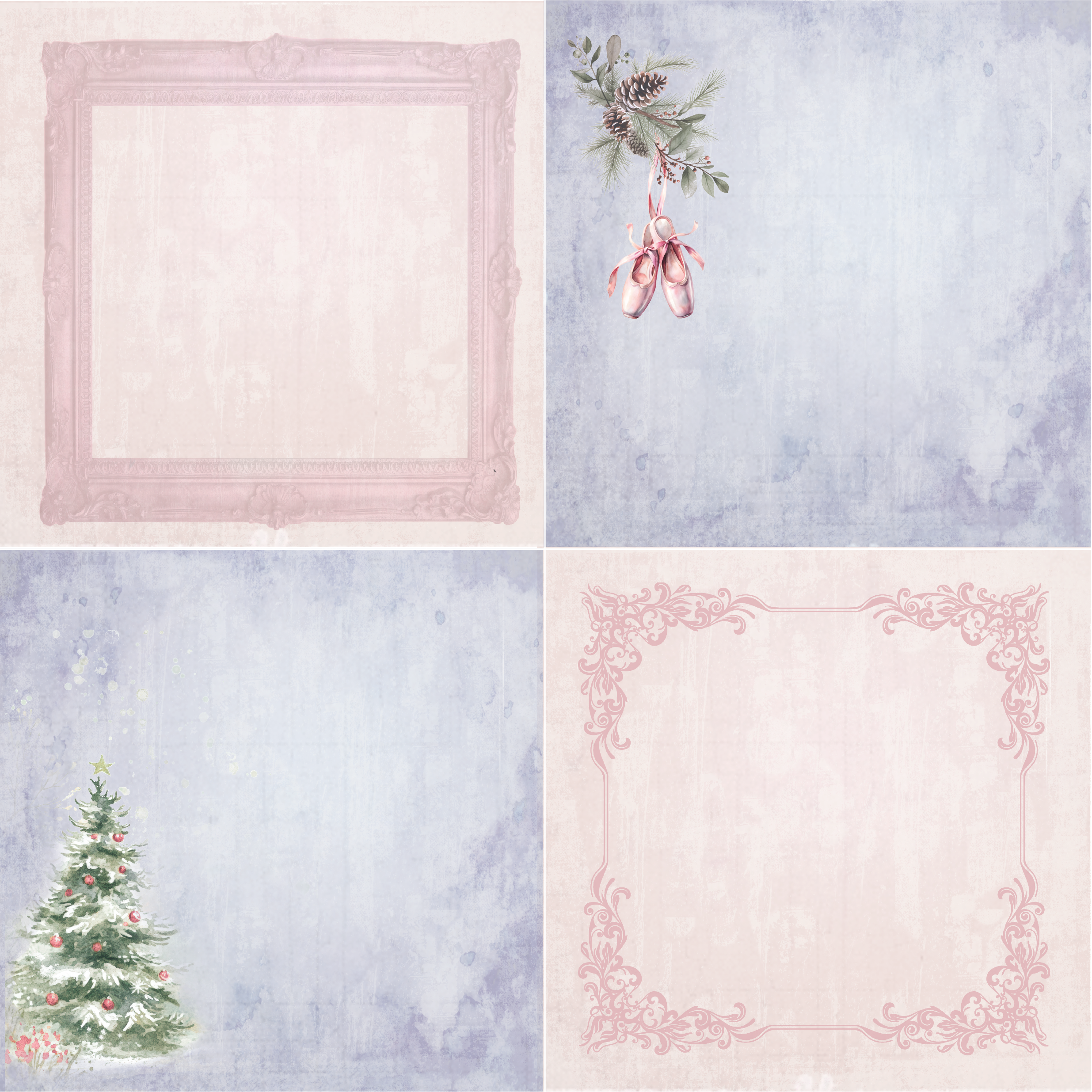 Sara Signature A Christmas Dream - 8" x 8" Topper Pad