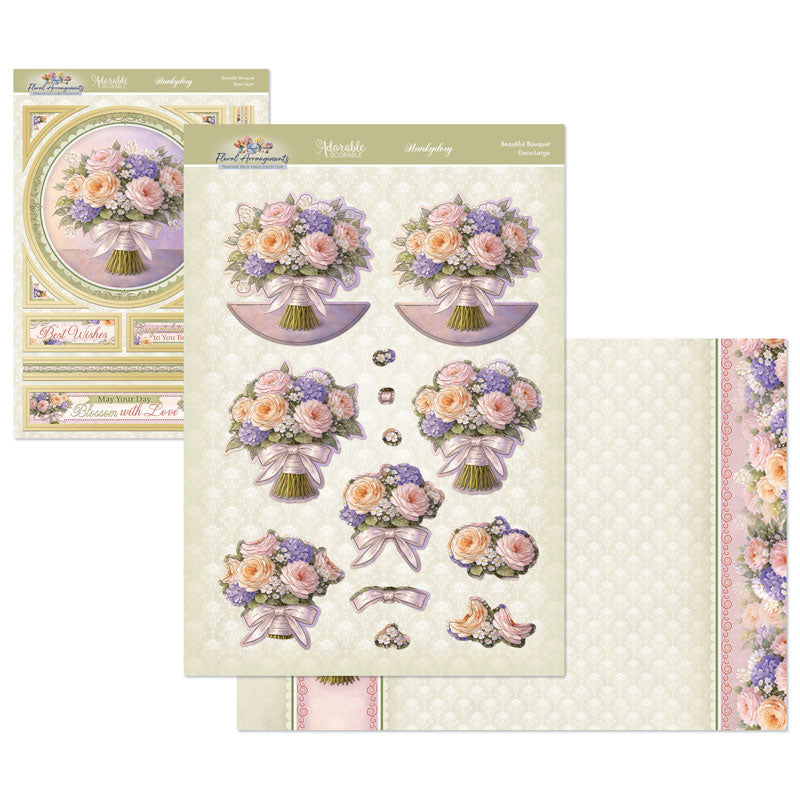 Floral Arrangements Deco-Large Set - Beautiful Bouquet