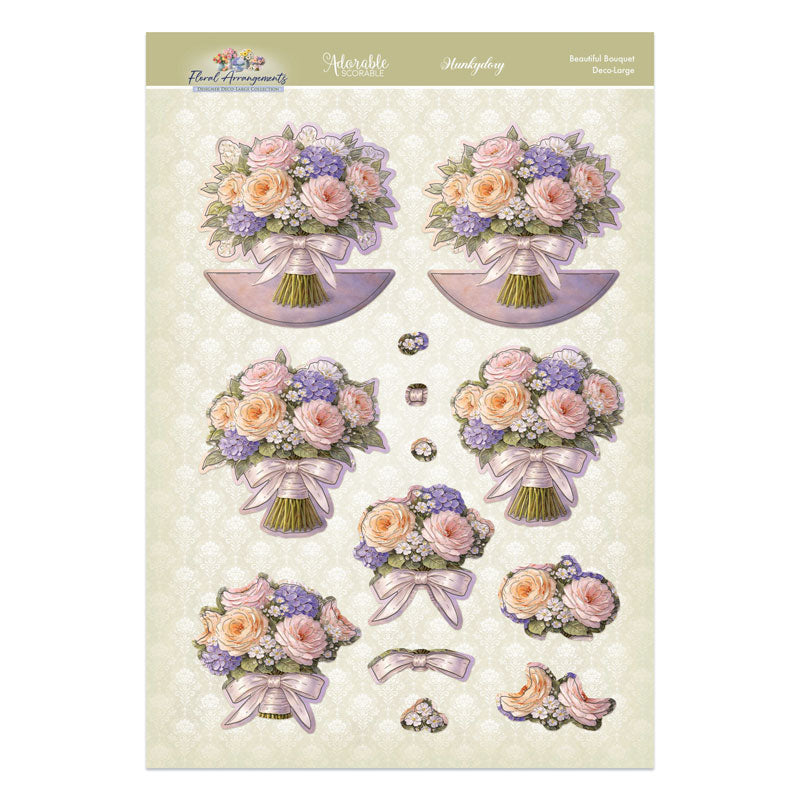 Floral Arrangements Deco-Large Set - Beautiful Bouquet