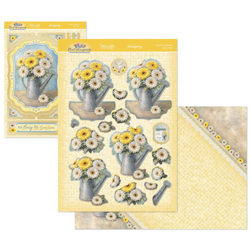 Floral Arrangements Deco-Large Set - Cheerful Gerberas