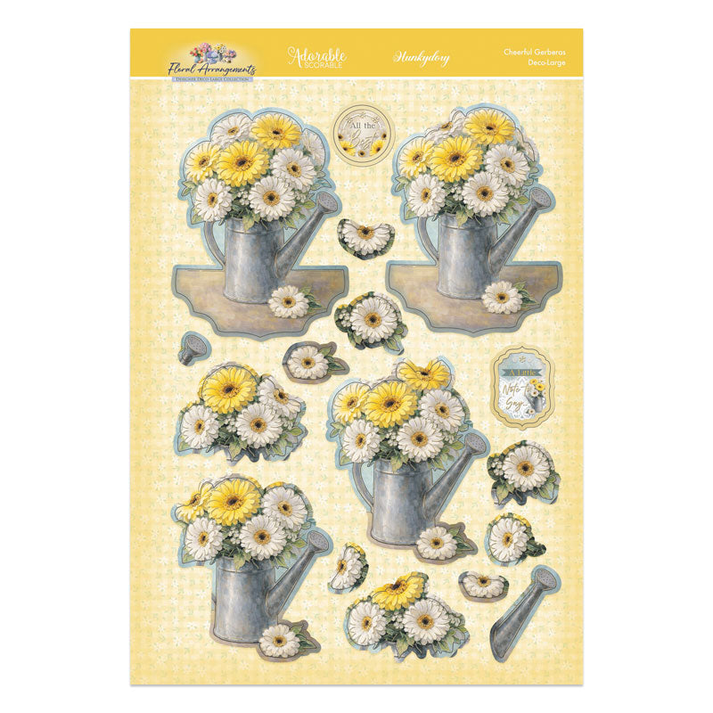 Floral Arrangements Deco-Large Set - Cheerful Gerberas