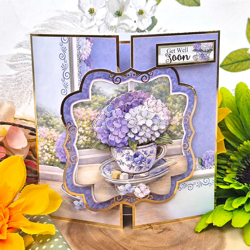 Floral Arrangements Deco-Large Set - Heartfelt Hydrangeas