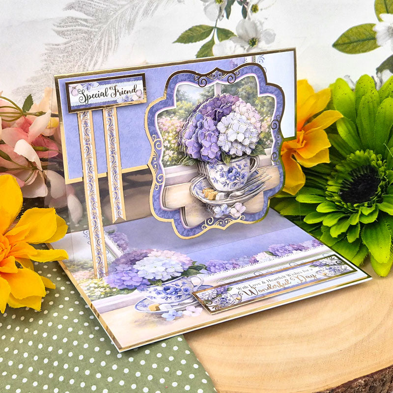 Floral Arrangements Deco-Large Set - Heartfelt Hydrangeas