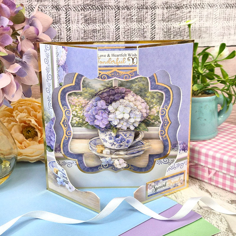 Floral Arrangements Deco-Large Set - Heartfelt Hydrangeas