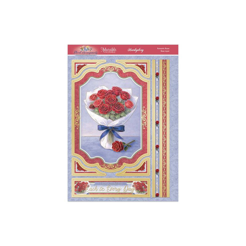 Floral Arrangements Deco-Large Set - Romantic Roses