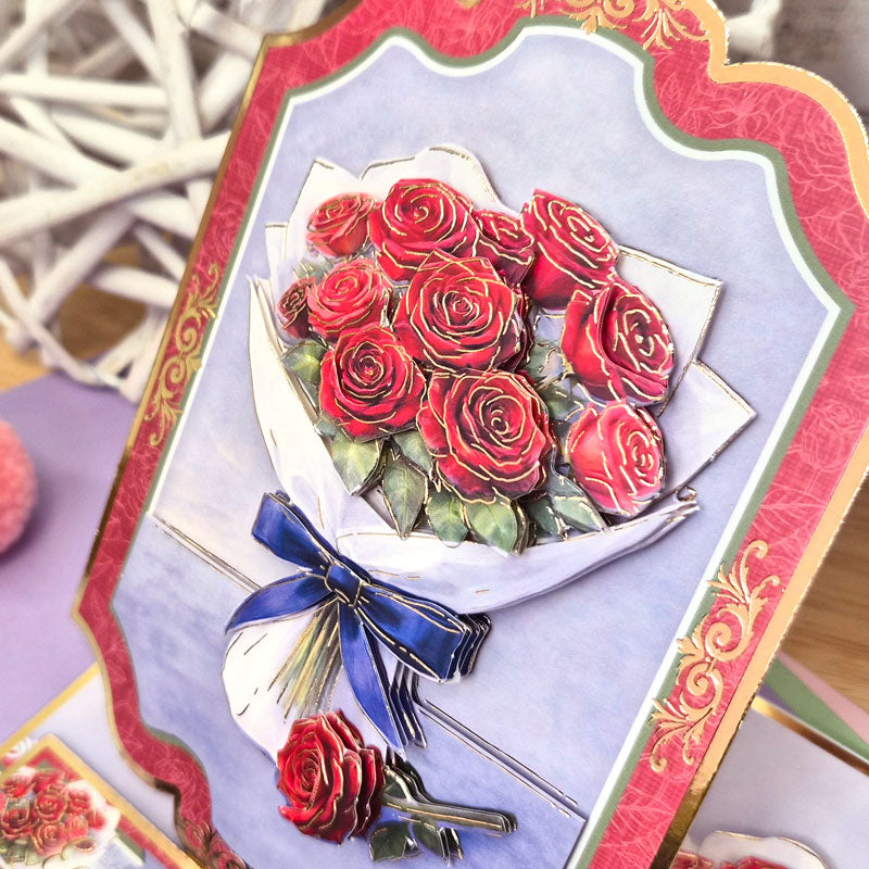 Floral Arrangements Deco-Large Set - Romantic Roses