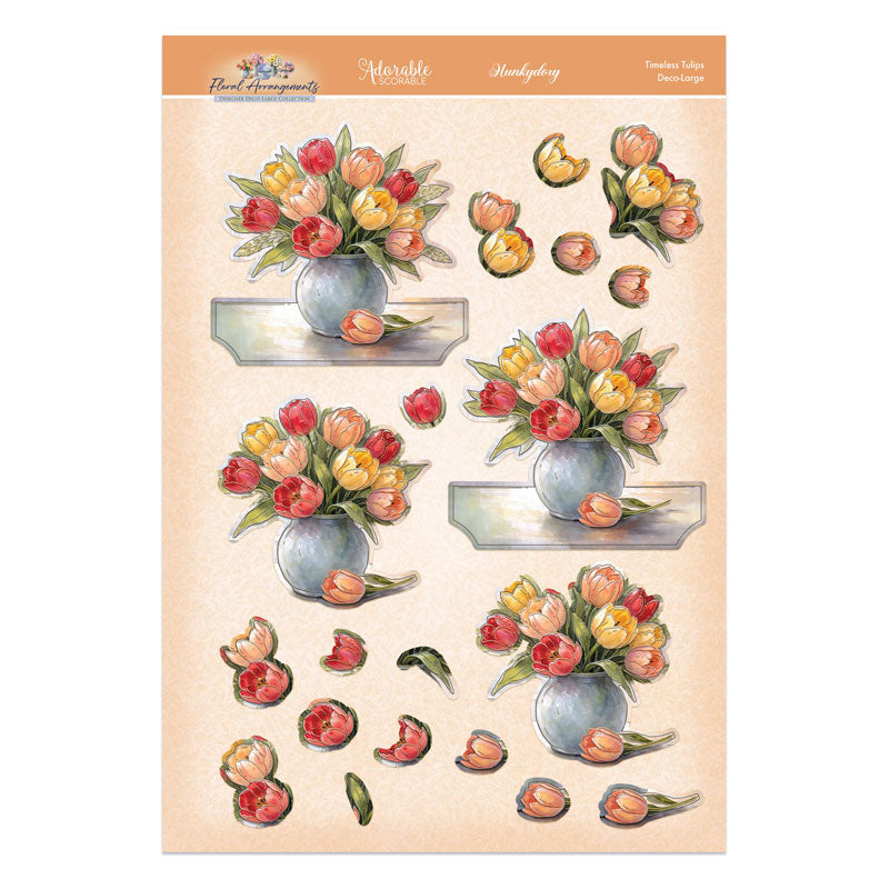 Floral Arrangements Deco-Large Set - Timeless Tulips