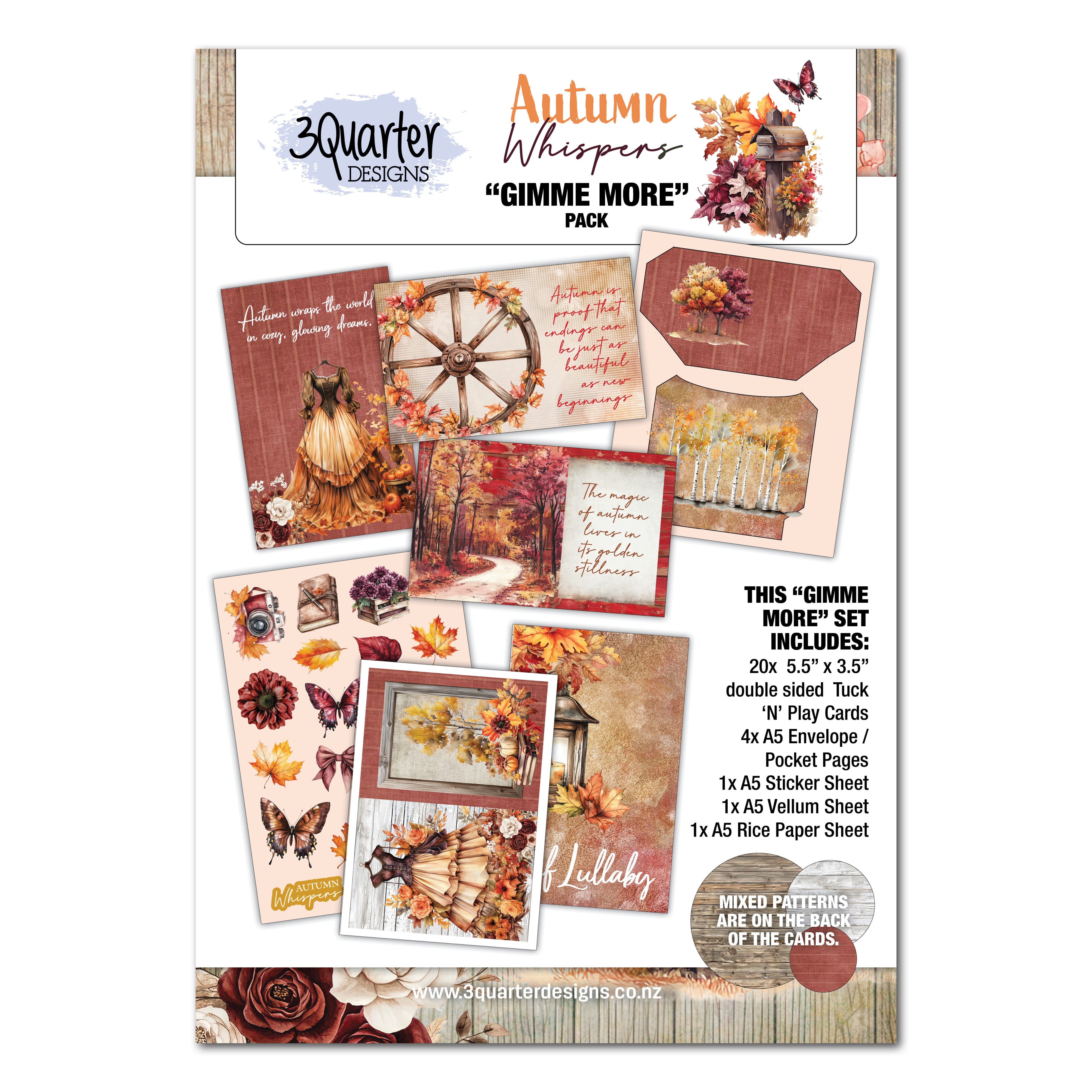 3Quarter Designs Autumn Whispers - Gimme More Pack