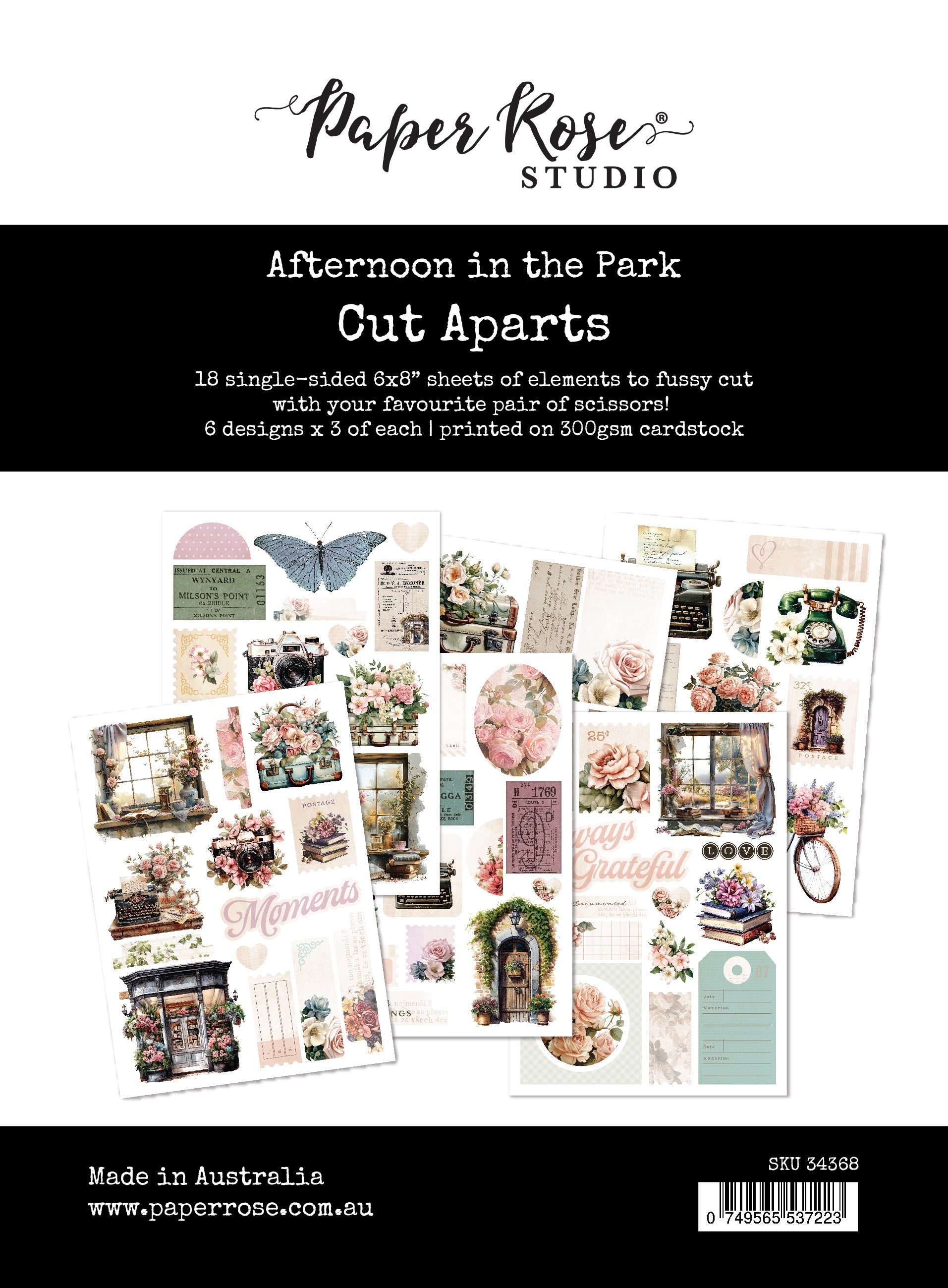 Afternoon in the Park Cut Aparts 34368