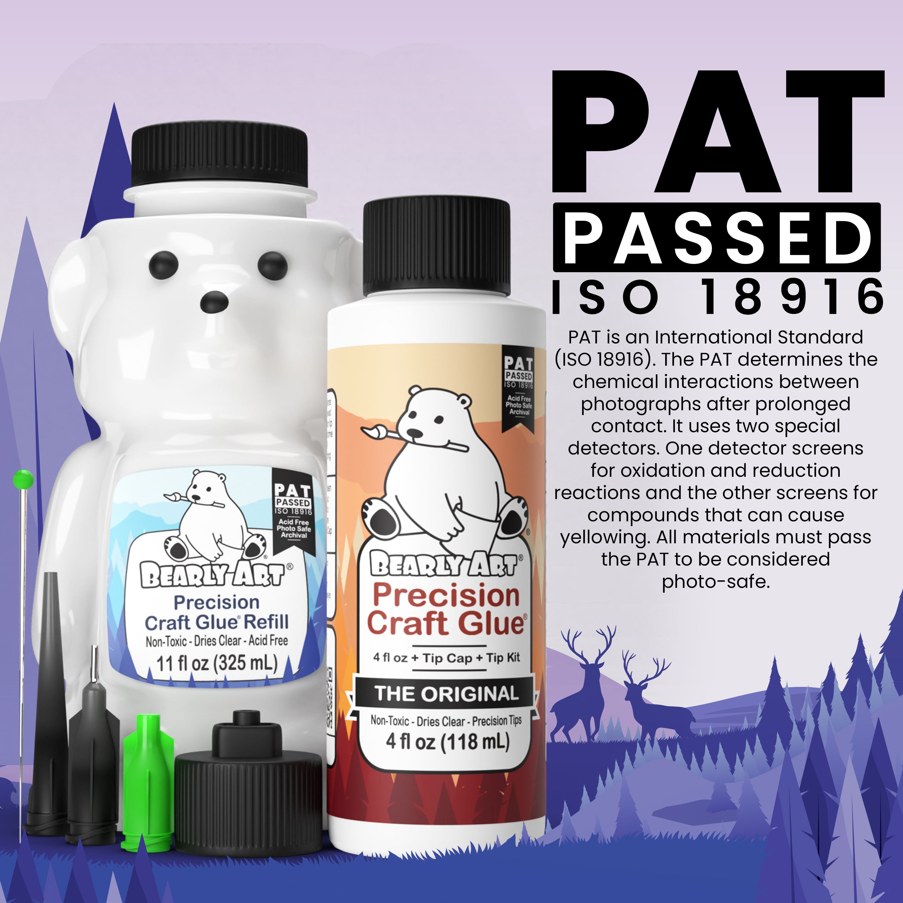 Bearly Art Precision Craft Glue - THE BUNDLE