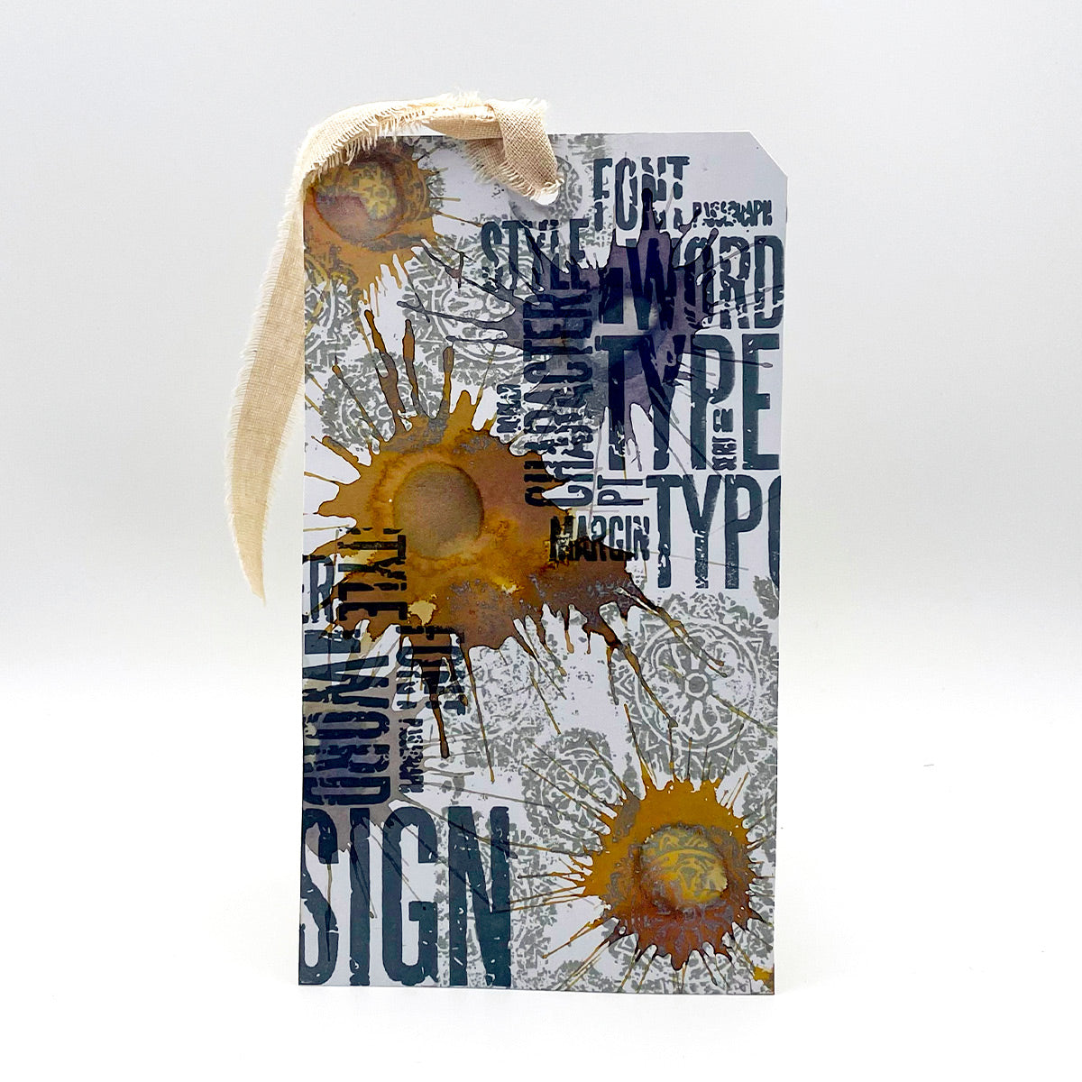 Typology Pre Cut Rubber Stamp Set by Andy Skinner