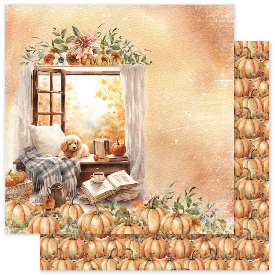 Autumn Florals Basics B 12x12 Paper (12pc Bulk Pack) 35457