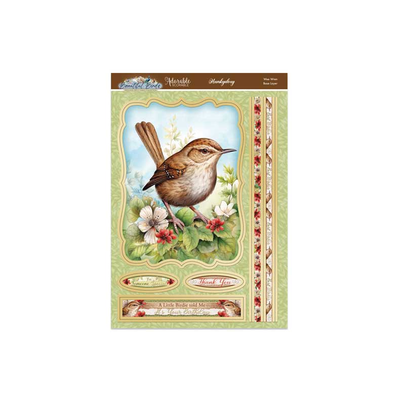 Beautiful Birds Deco-Large Set - Wee Wren