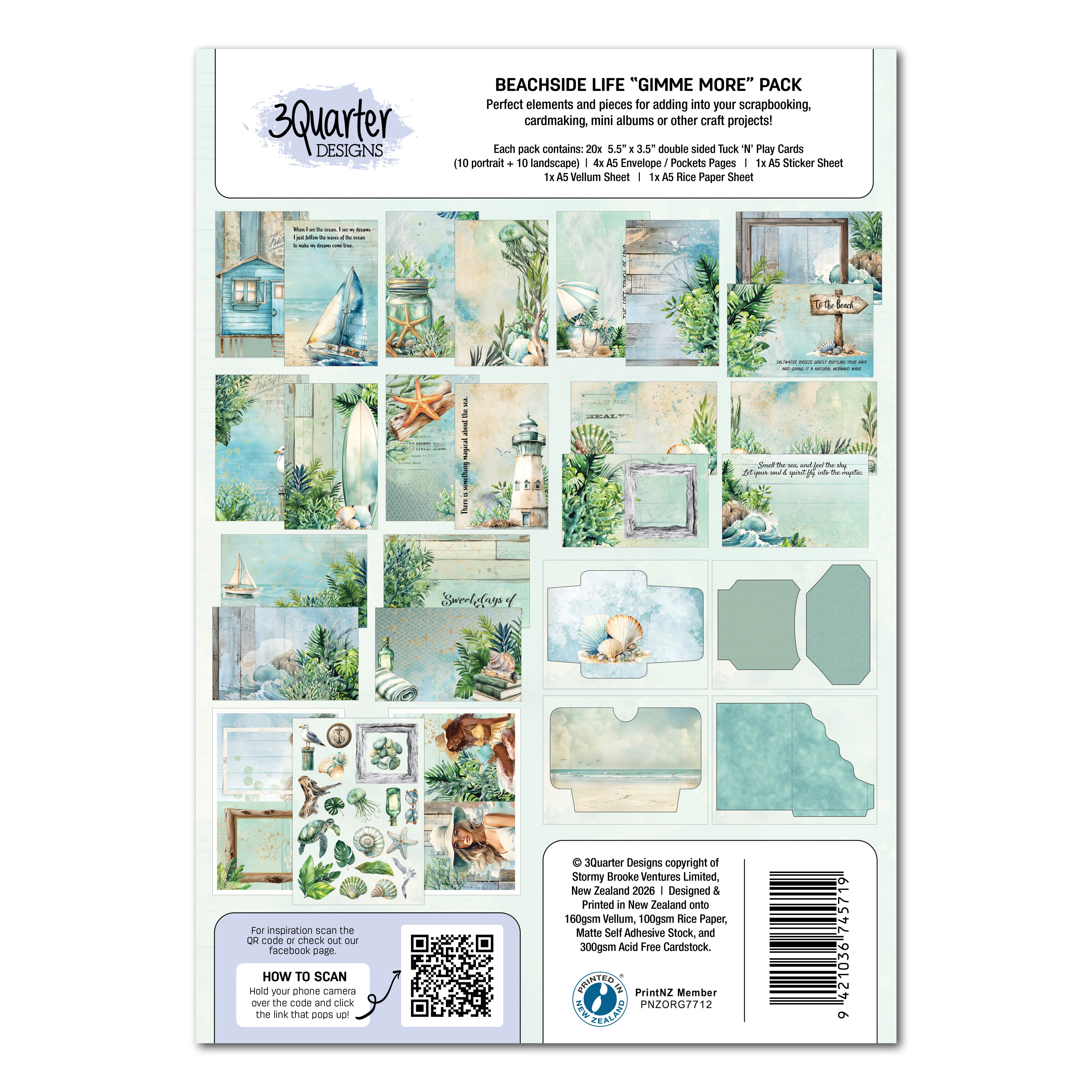 3Quarter Designs Beachside Life - Gimme More Pack