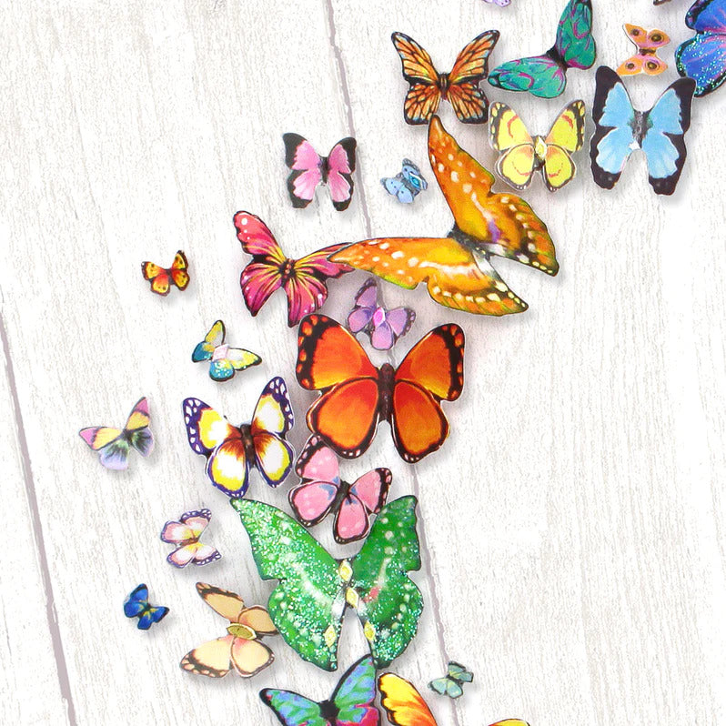 Die Cut Decoupage - A Kaleidoscope of Butterflies (2 Pack)