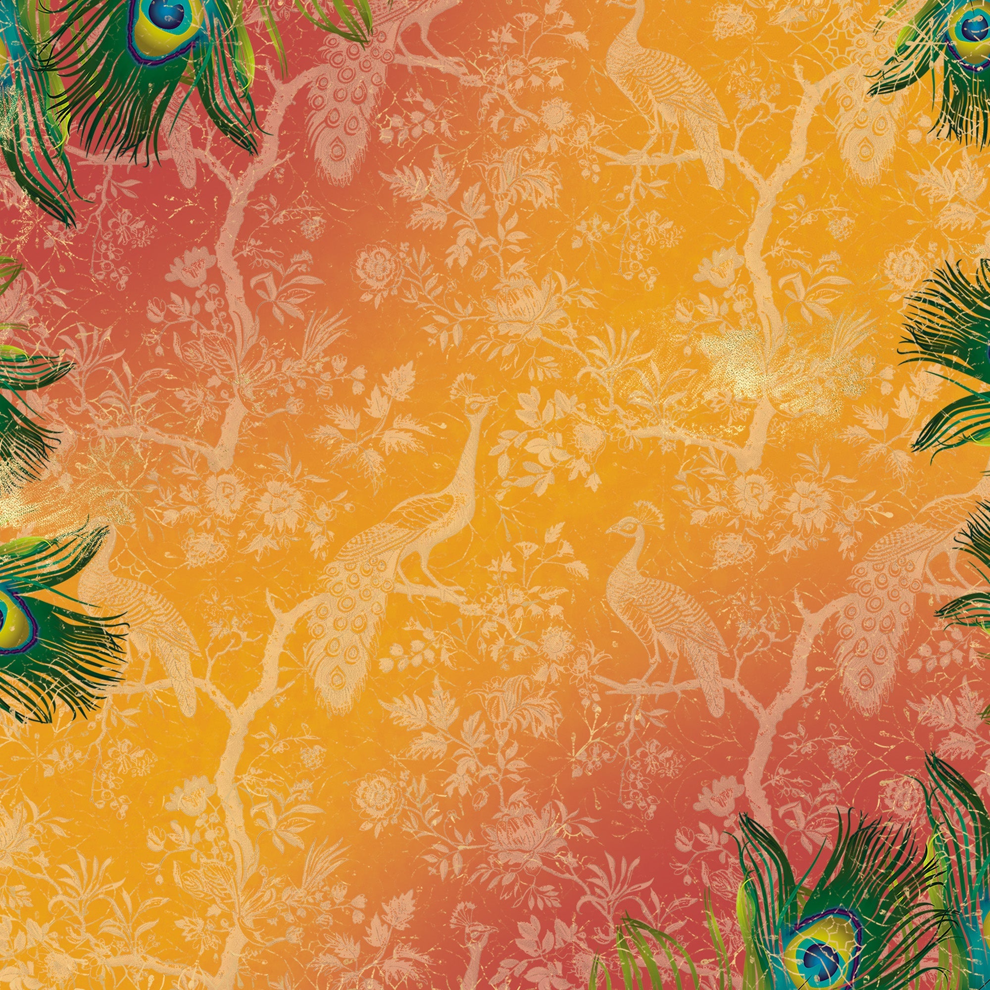 Graceful Plumes Paper Pad 6”x6”