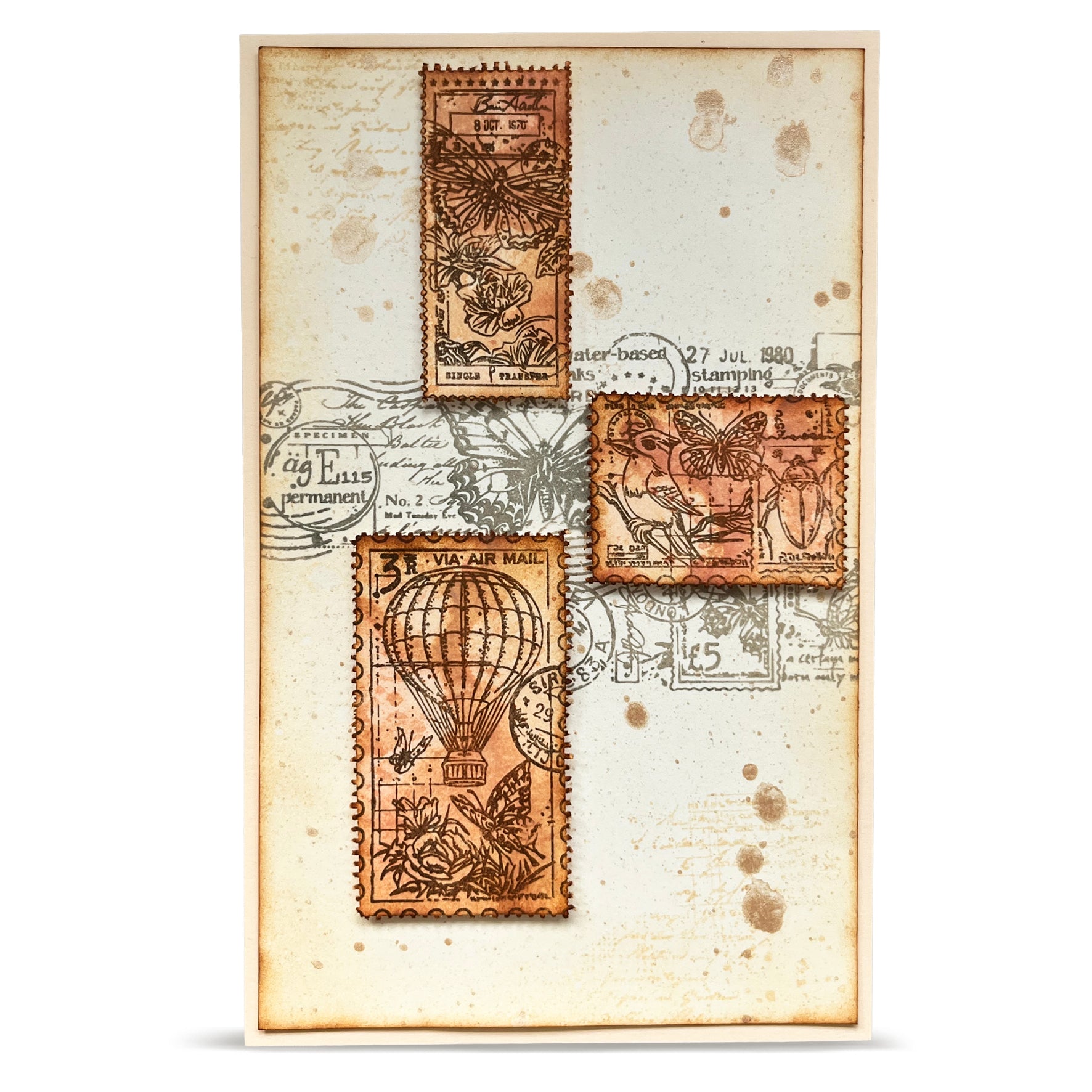 AALL and Create - A6 - Stamp Sets - Miniature Postage Stamps