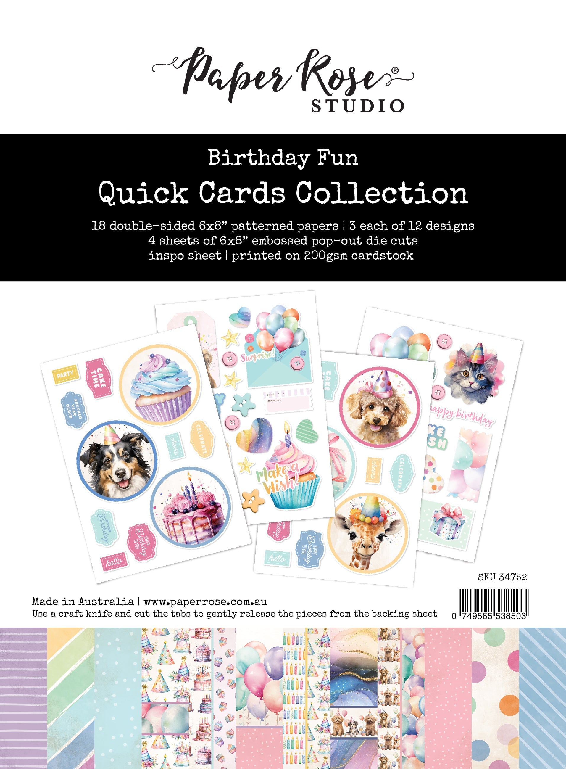 Birthday Fun Quick Card Collection 34752