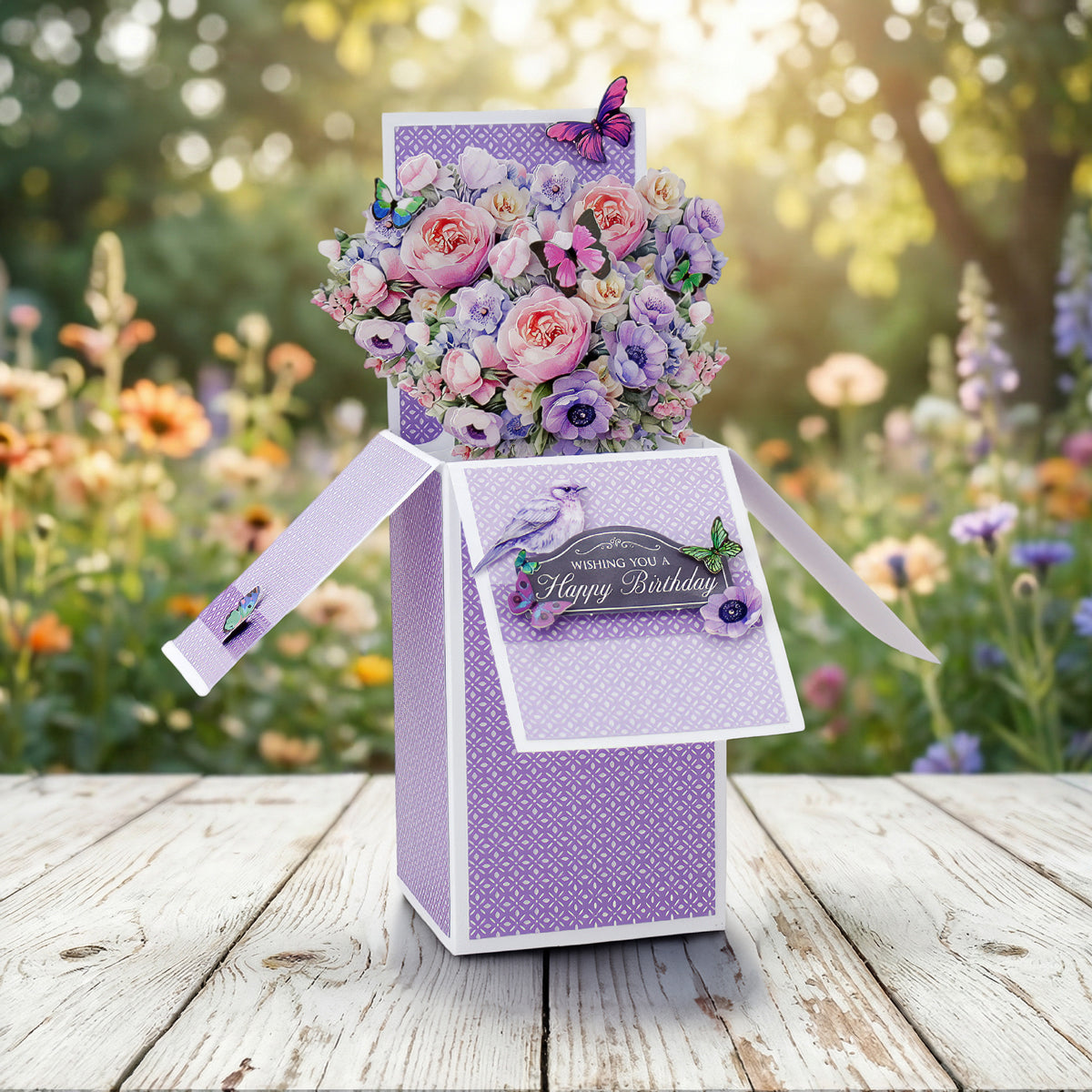 Katy Sue Blooming Box Bouquets, Pop Up Card Making Kit