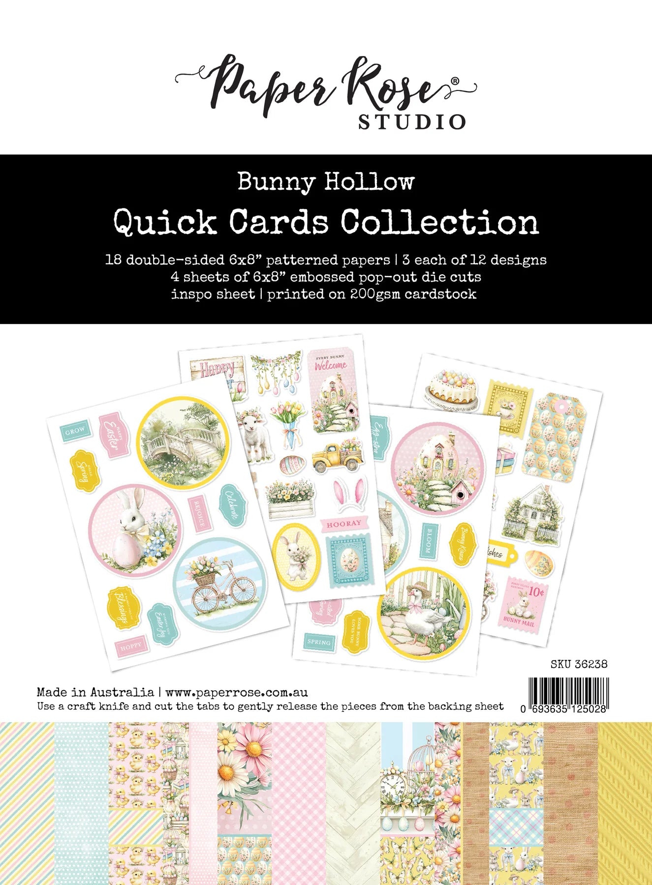 Bunny Hollow 6x8" Quick Cards Kit 36238