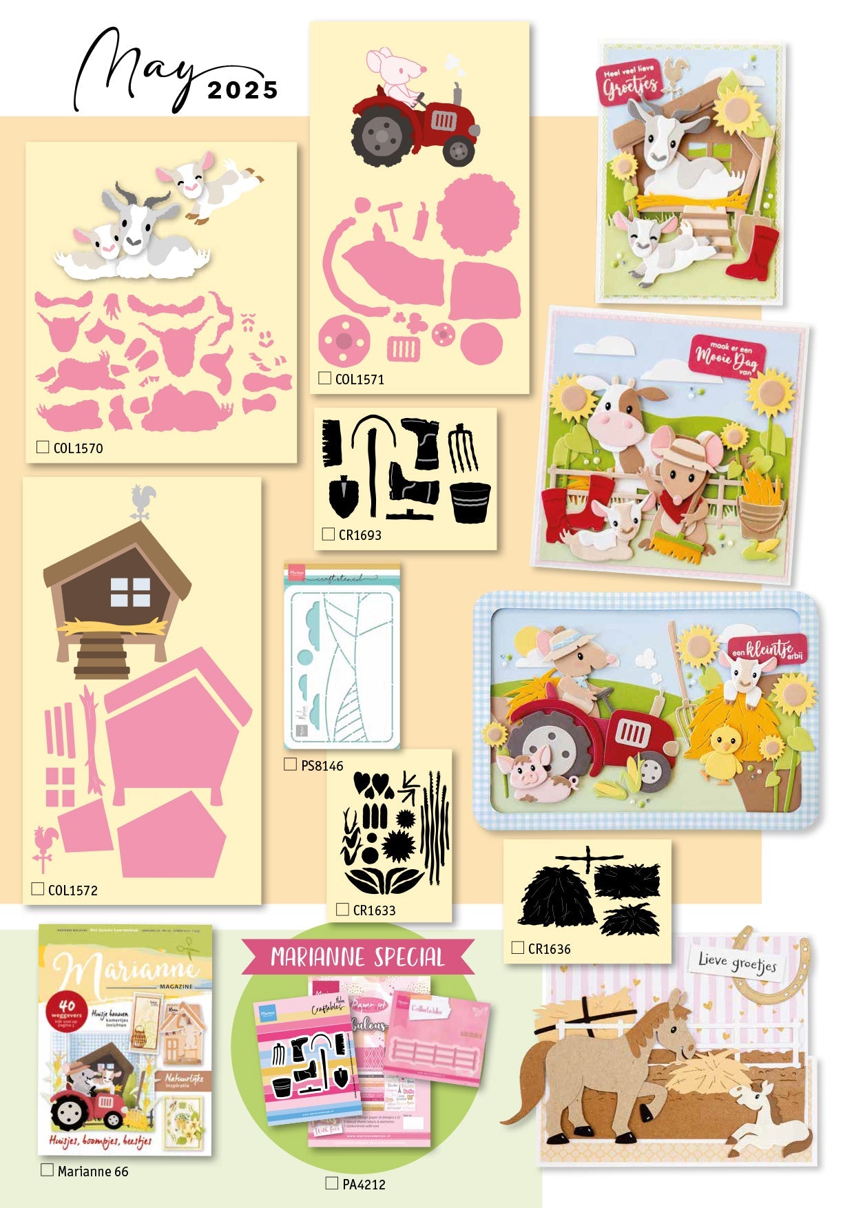 Marianne Design The Collection #149 May 2025