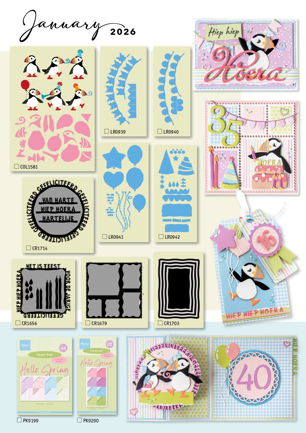 Marianne Design The Collection #157 January 2026