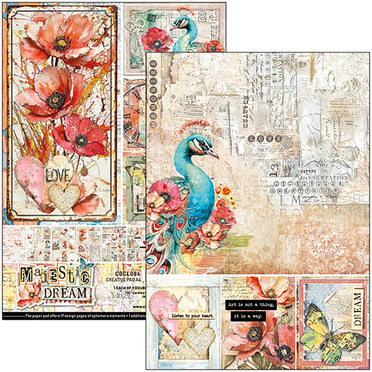 Majestic Dream Creative Pad A4 9/Pkg
