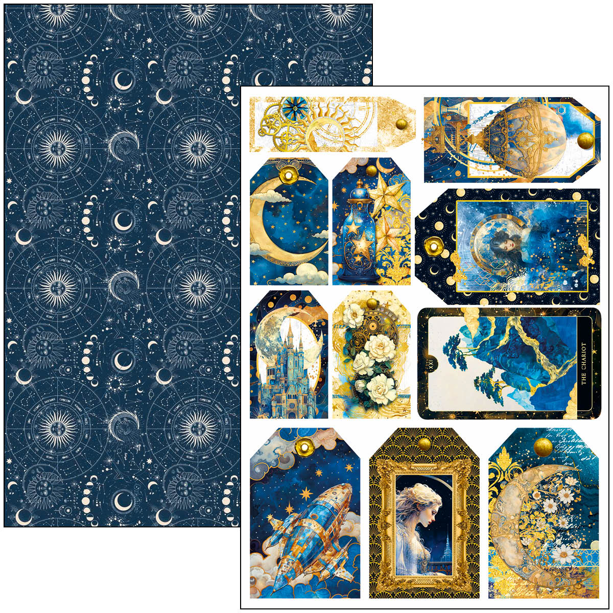 Celestial Creative Pad A4 9/Pkg