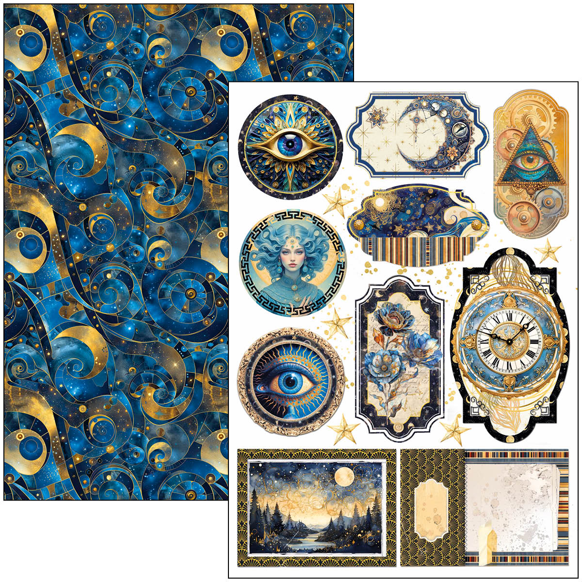 Celestial Creative Pad A4 9/Pkg