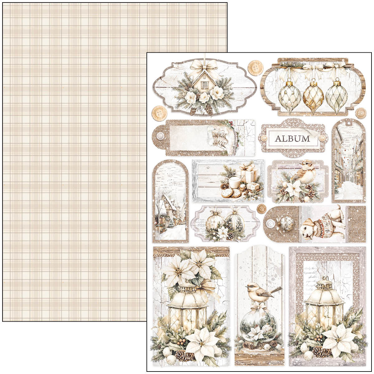 Winter Season Creative Pad A4 9/Pkg