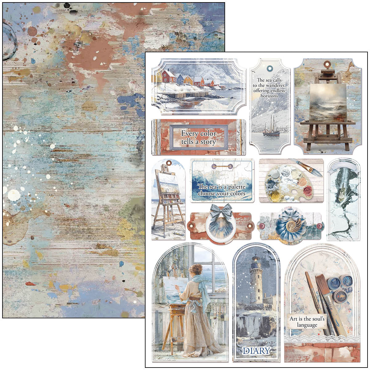 An Artist Journey Creative Pad A4 9/Pkg
